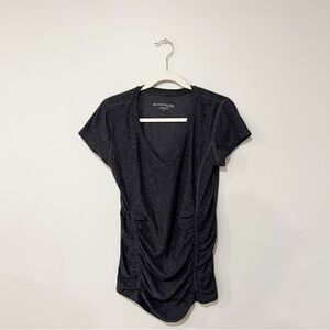 Beyond the Bump Black Short Sleeve Maternity Tee